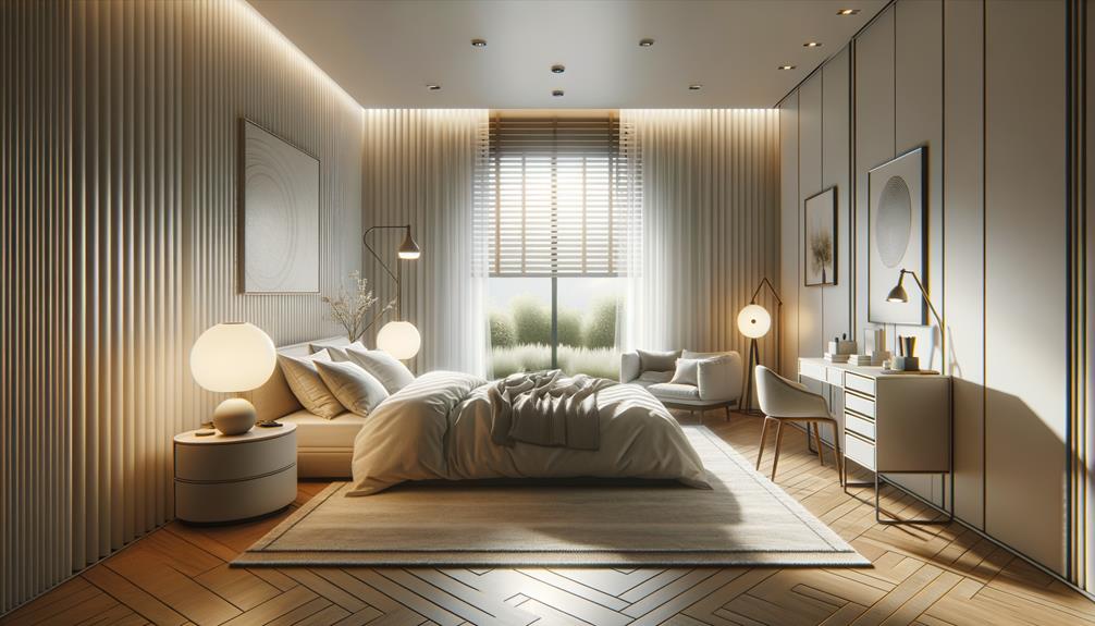 bedroom roller blinds