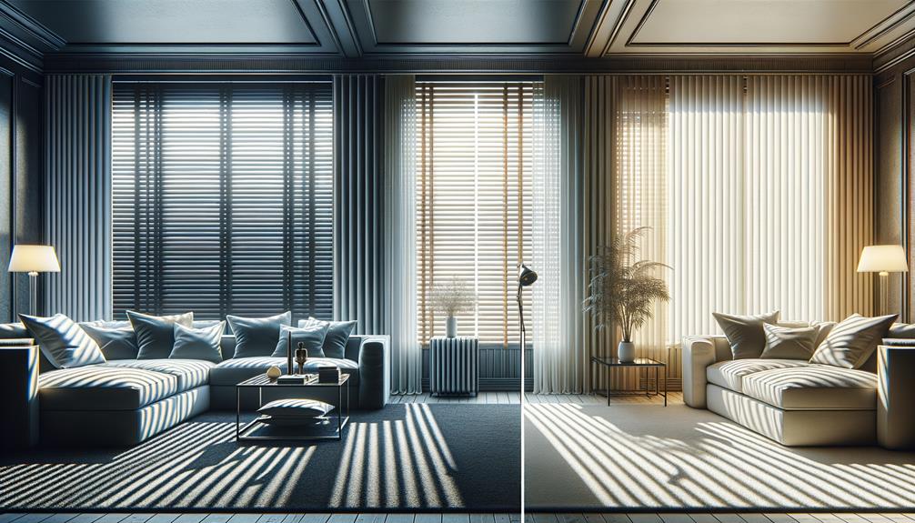 roller blinds vs vertical blinds